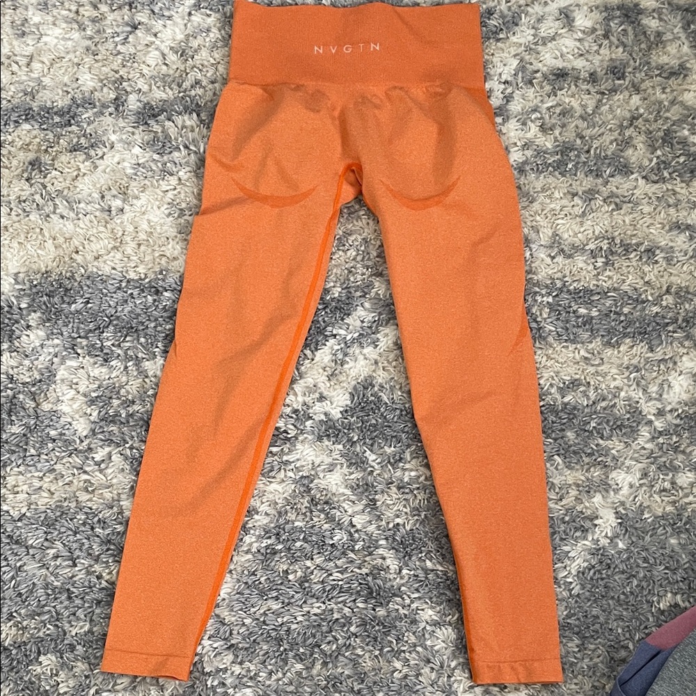 NVGTN Bright Orange Contour Leggings